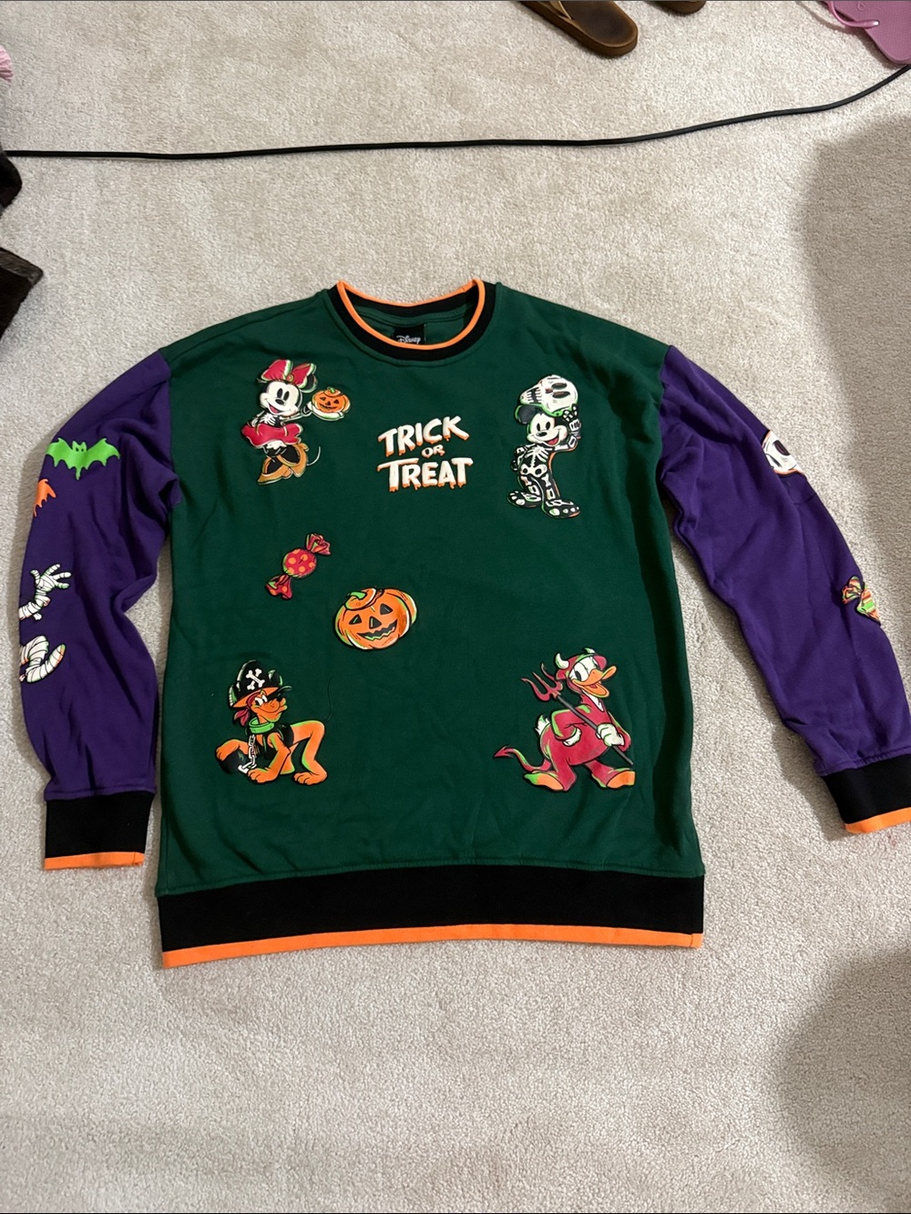Disney Mickey and Friends Halloween Sweatshirt - Picture 3 of 6